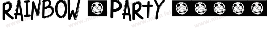 Rainbow - Party -2字体转换